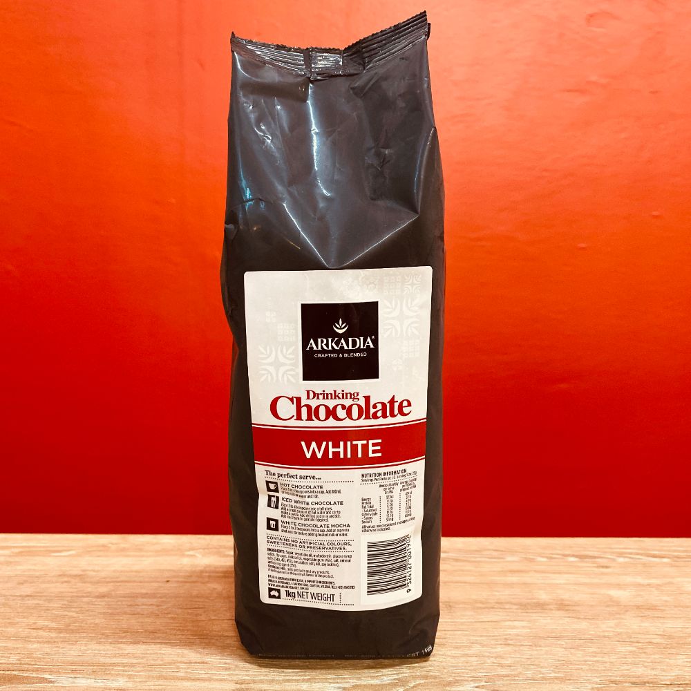 Arkadia White Choc Drinking Chocolate 1KG