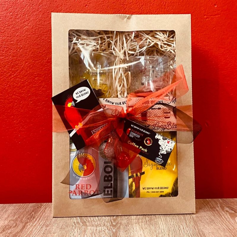 Bodum Glasses & Red Parrot Coffee Gift Pack - Red Parrot Coffee