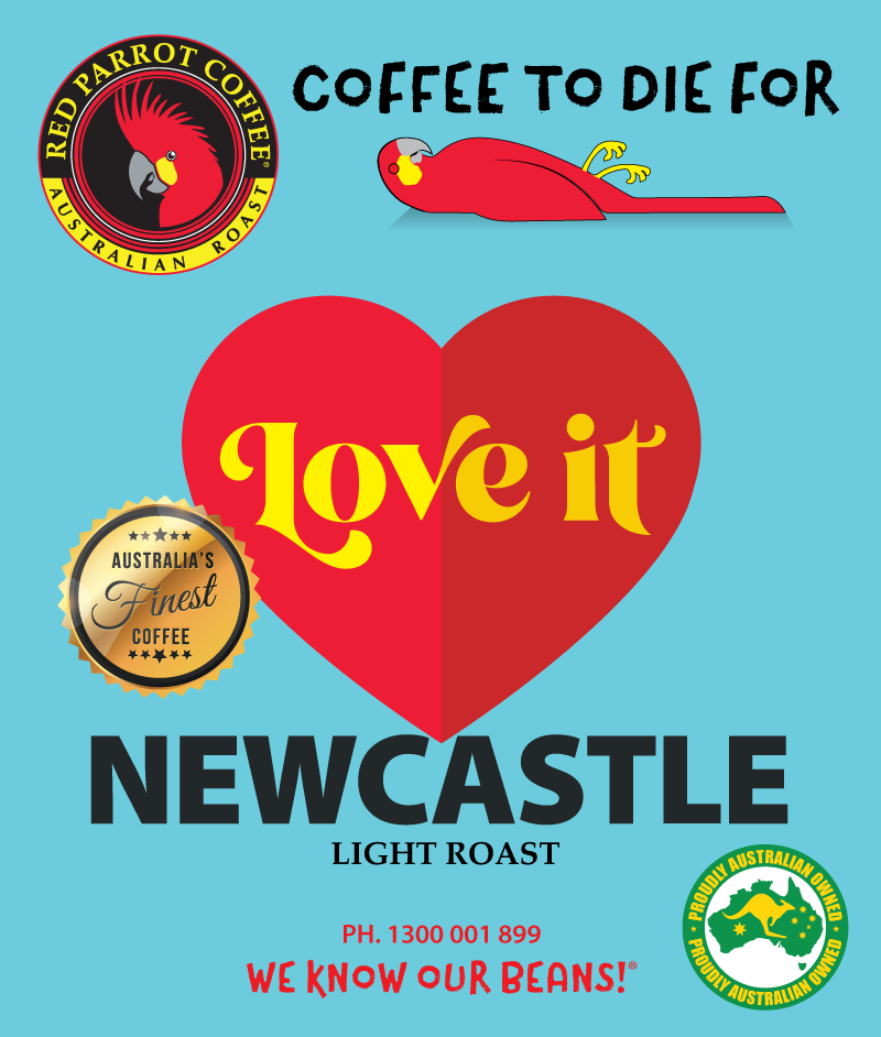 Red Parrot Newcastle coffee Love it