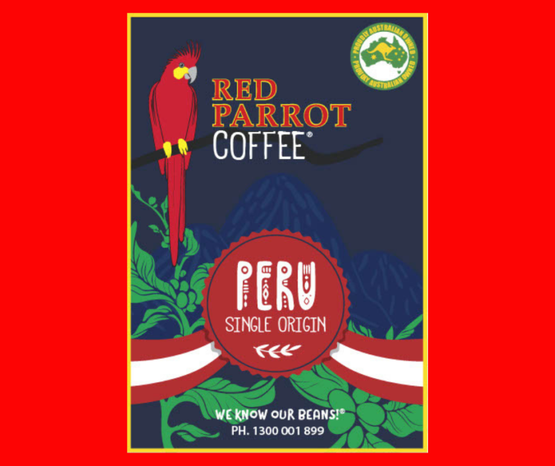 Peru Matured Bloody Hard to Get Coffee Red Parrot