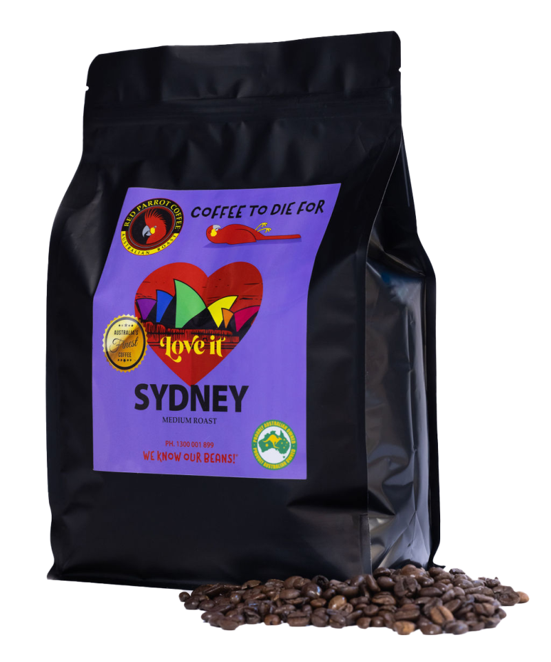 Red Parrot Sydney coffee Love it 1kg