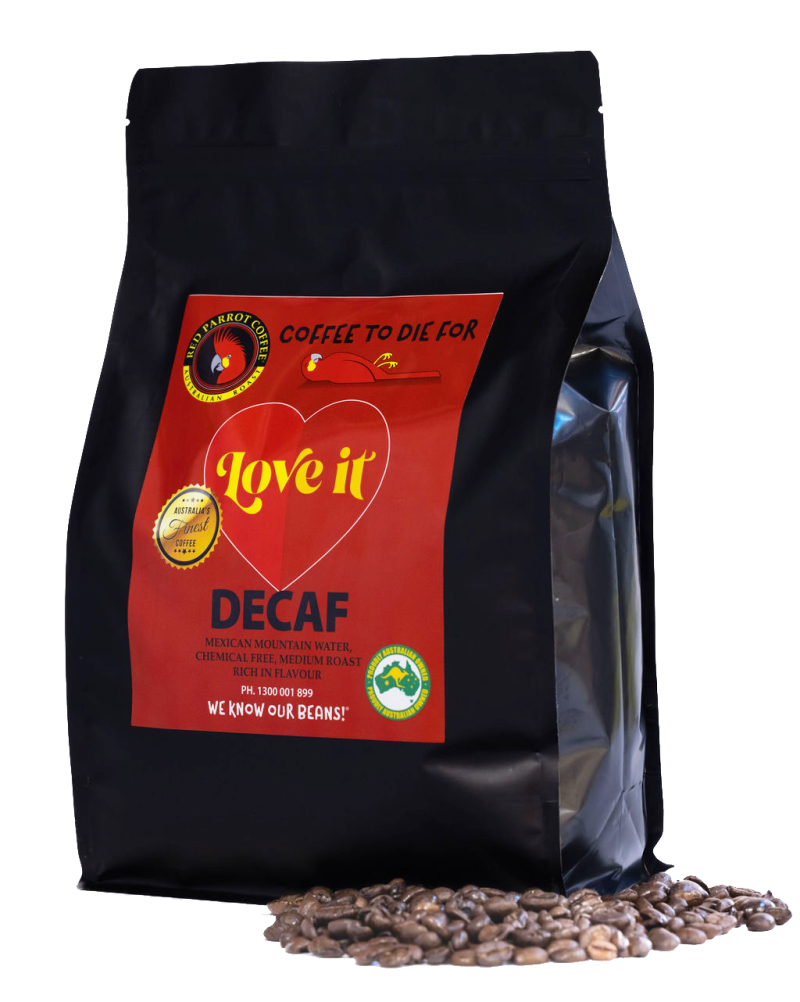 Red Parrot best tasting decaf coffee beans 1kg