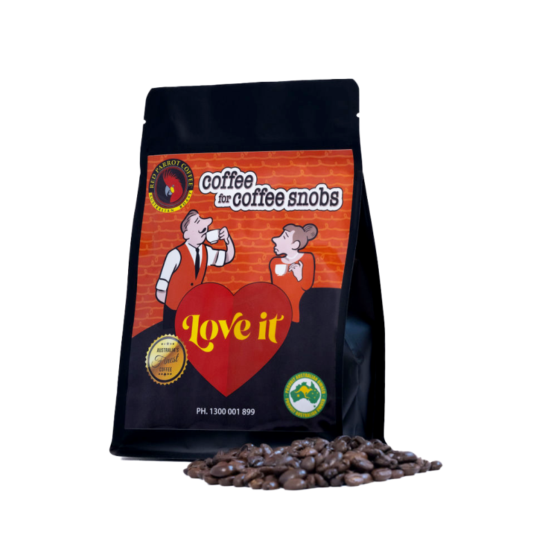 Red Parrot Love It coffee for coffee snobs 250g