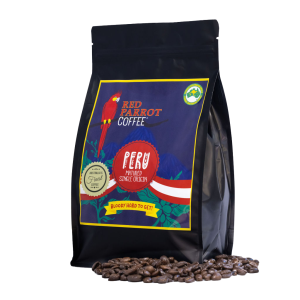 Red Parrot hard to get coffee beans from Peru 500g