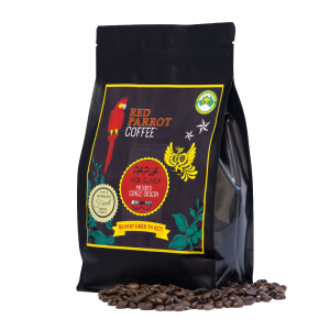 Red Parrot hard to get coffee beans from PNG 500g