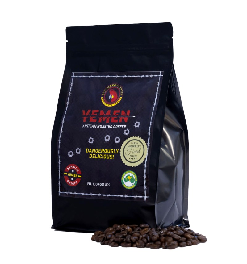 Red Parrot hard to get coffee from Yemen 500g