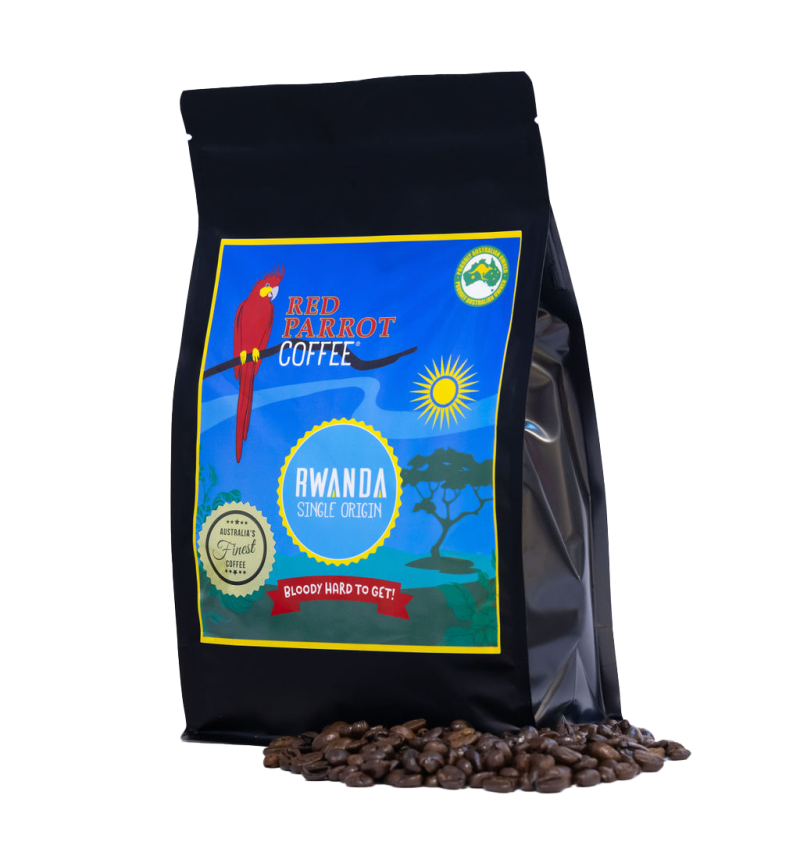 Red Parrot hard to get coffee beans from Rwanda 500g