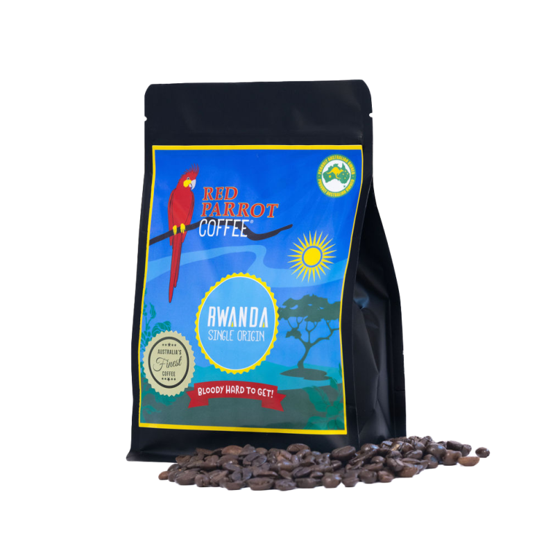 Red Parrot hard to get coffee beans from Rwanda 250g