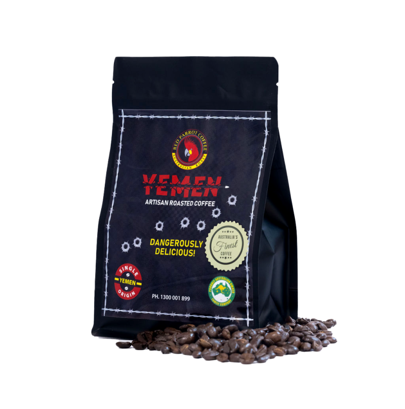 Red Parrot hard to get coffee from Yemen 250g