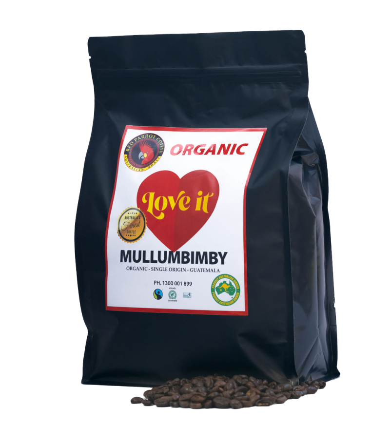 Red Parrot 100% certified organic coffee 1kg