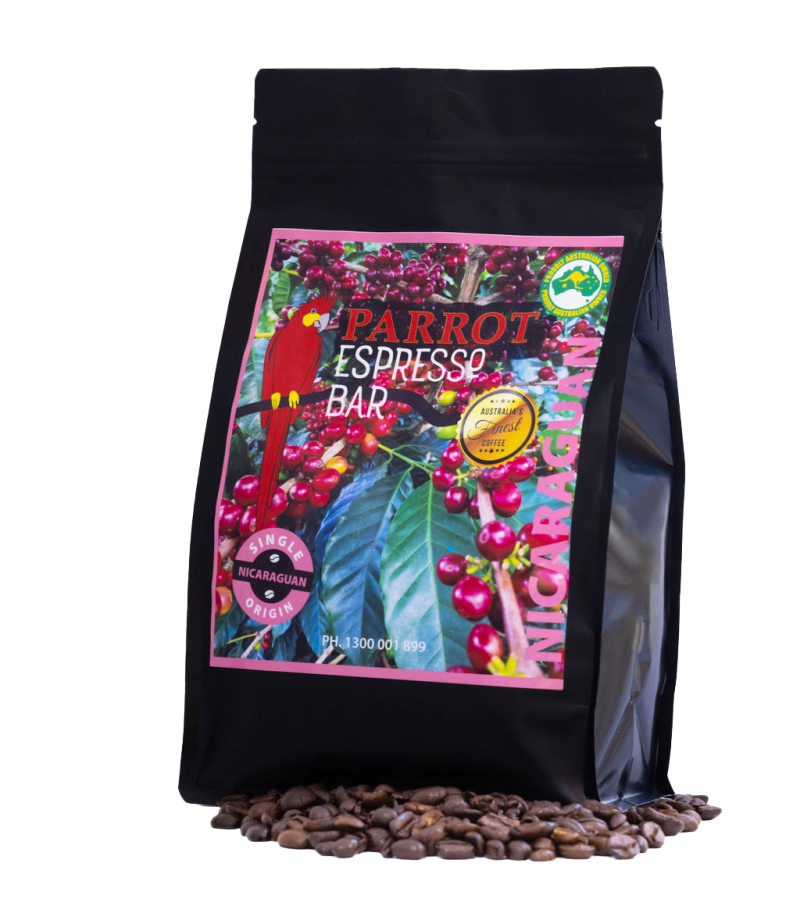 Red Parrot single origin coffee from Nicaraguan 500g
