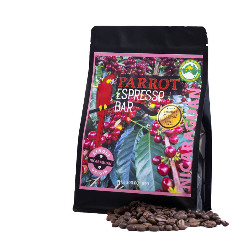 Red Parrot single origin coffee from Nicaraguan 250g