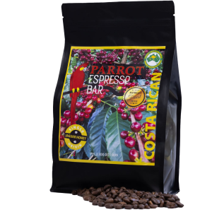 Red Parrot single origin coffee from Costa Rica Jaguar Honey 500g