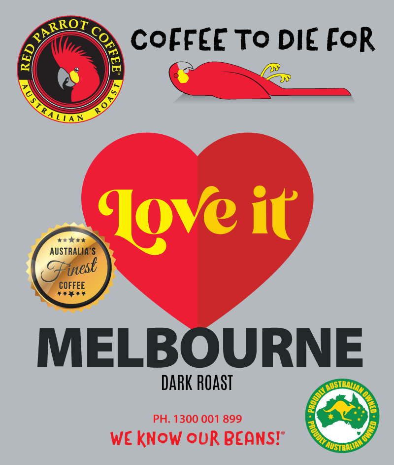 Red Parrot Melbourne coffee Love it