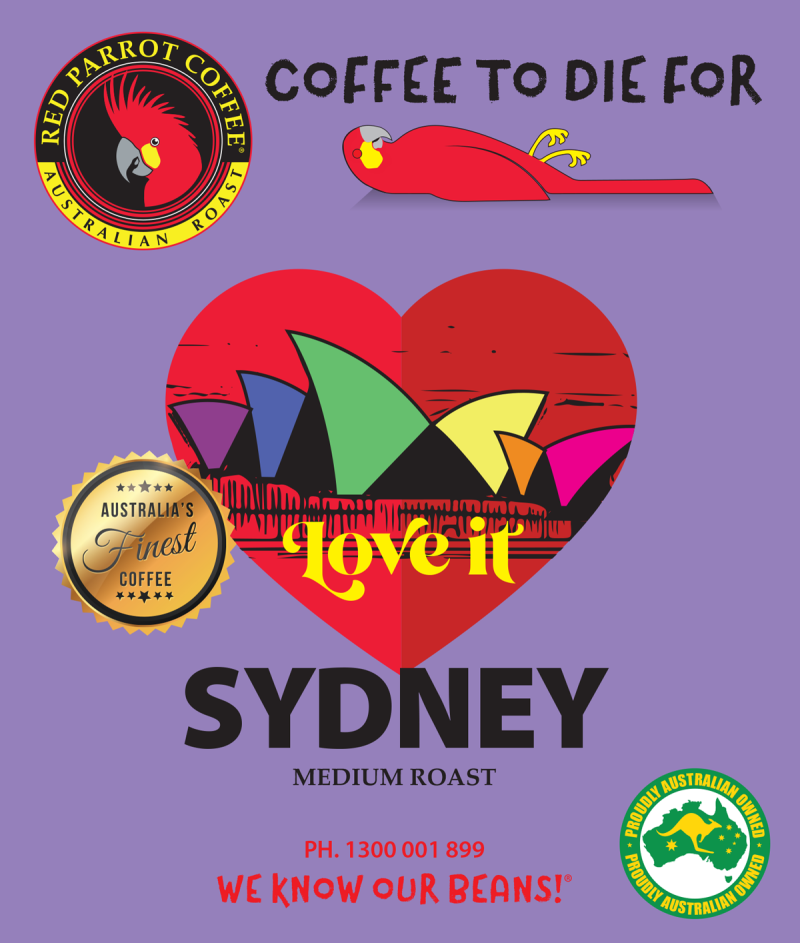Red Parrot Sydney coffee Love it