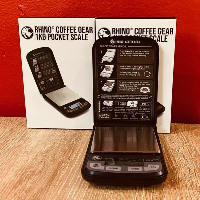 Pocket-sized digital scale for coffee anywhere by Rhino Coffee Gear